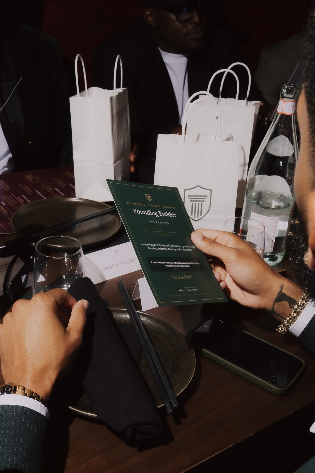 The charter — The Reserve